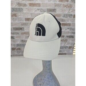 The North Face Mudder Trucker White And Black Cap Hat Snapback Mesh Hat  Os New